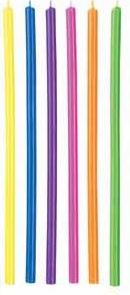 Multicolor Long Candles