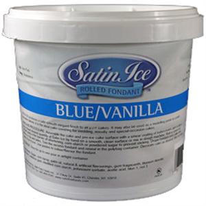 Satin Ice Fondant - Blue/Vanilla 2 lb. Tub 