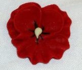 Pansy - Red - 1 1/2&quot;