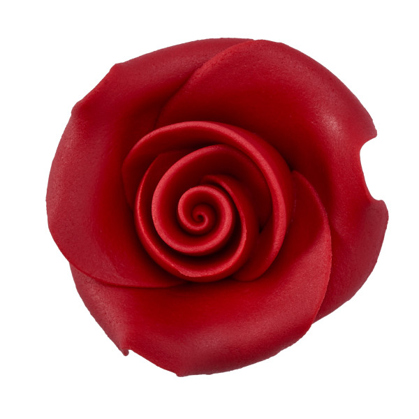 Sugar Soft Roses - Medium Red - 1.5&quot;