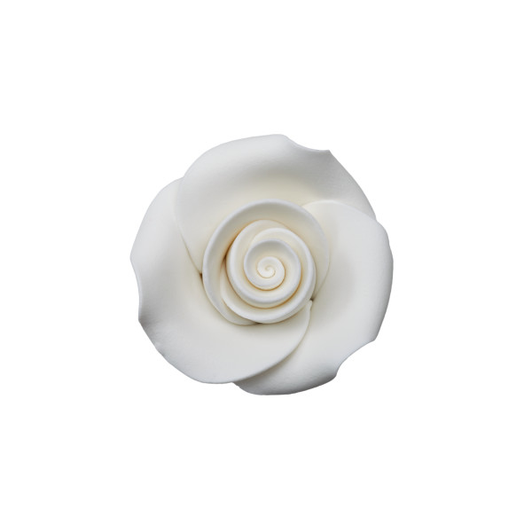 Sugar Soft Roses - Medium White - 1.5&quot;