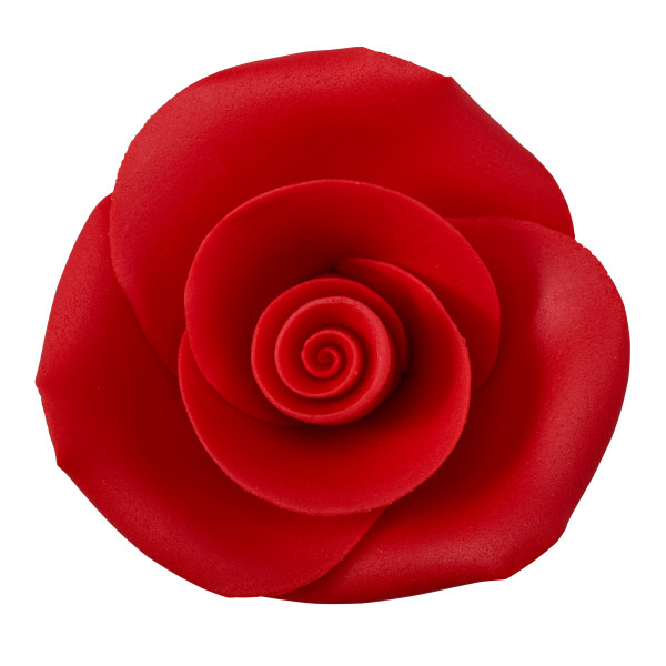 Sugar Soft Roses - Large Red - 2&quot;
