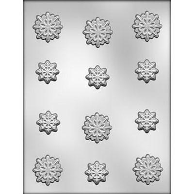 Snowflake Chocolate Mold  - 1 1/8&quot; to 1 1/2&quot;