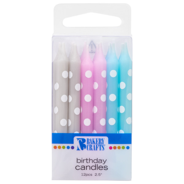 Baby Mix Polka Dot Assortment Candles