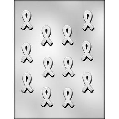 Awareness Ribbon (Breast Cancer) Chocolate Mold - 1&quot;
