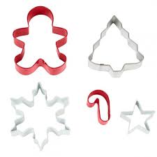 Holiday Cookie Cutter Set - 5 Piece