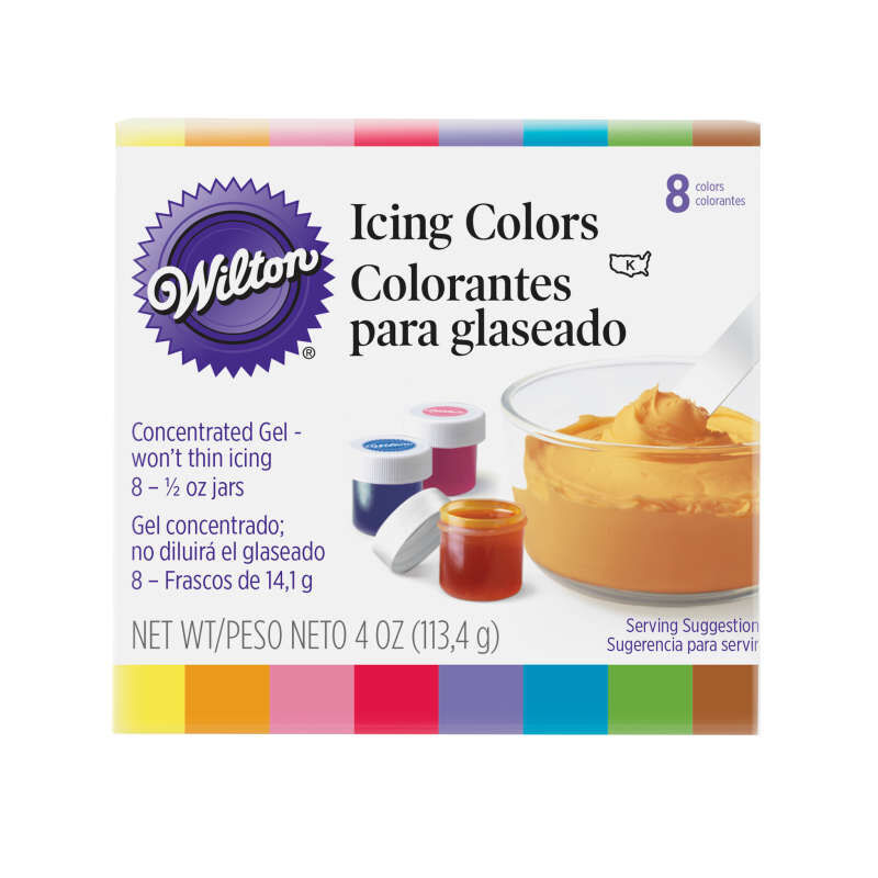 Icing Colors - 8 Color Set