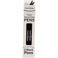 Chefmaster Edible Food Decorating Pens - 2 set black