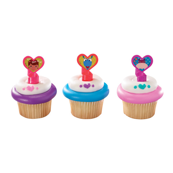 Doc McStuffins Cupcake Rings - Limited Supply