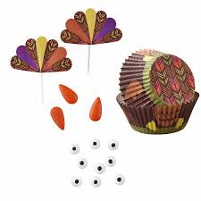 Thanksgiving - Turkey Cupcake Decorating Kit