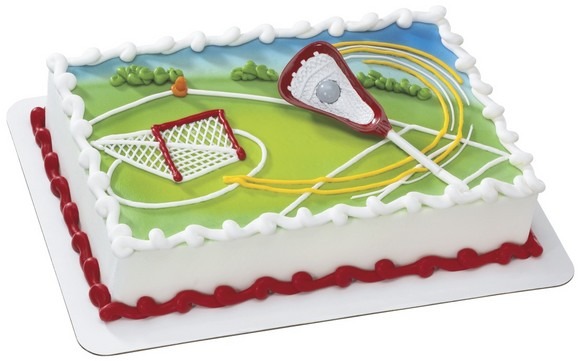Lacrosse Magnet Cake Topper