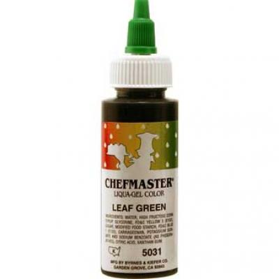 Chefmaster Gel Paste - Leaf Green 2.3 oz.  