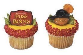 Novelty Clearance - Puss n Boots Cupcake Rings