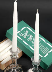 12&quot; White - Premium Hand Dipped Candles