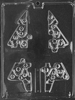 Christmas Tree Puzzle Chocolate Mold - 4 3/4&quot;