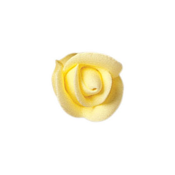 Royal Icing Roses - Small Yellow