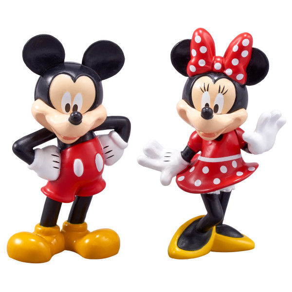 Mickey Mouse and Minnie Mouse Figurines Cake Topper 