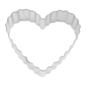Heart Fluted Cookie Cutter - 2.5&quot; 