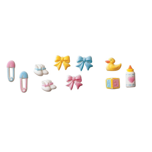 Deluxe Baby Assortment Sugar Decorations