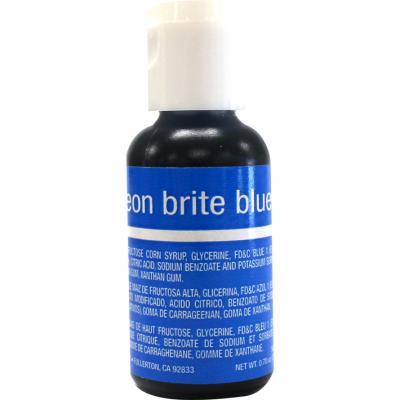 Chefmaster Gel Paste - Neon Brite Blue 0.70 oz.