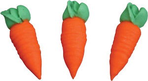 Royal Icing Carrot - Small