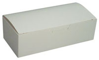 1 lb. 2 layer Candy Box: 7 x 3 3/8 x 2 in. 