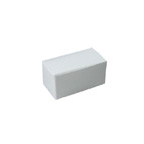 Truffle Box (White Mini): 2 9/16 x 1 5/16 x 1 1/4