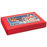 1/2 lb. 2 Piece Candy Box: 7 x 4 1/2 x 1 in. - Santa&#039;s Sleigh