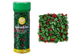 Holly Mix Sprinkles 3.9 oz 
