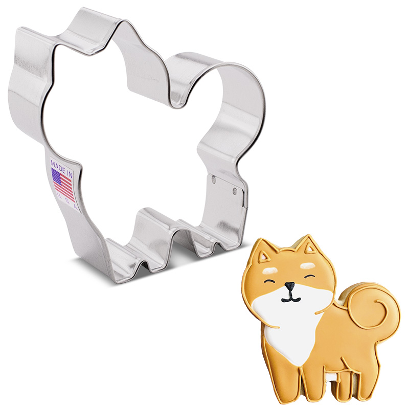 Fluffy Dog Cookie Cutter -3.5&quot; 