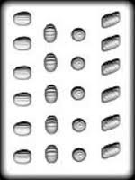 Fancy Assortment Hard Candy Mold - 1/4&quot; to 1 1/8&quot;