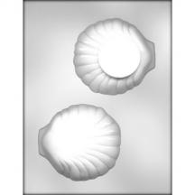 3D Clam Shell Chocolate Mold - 4 1/4&quot;
