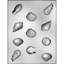 Sea Shell Assortment Chocolate Mold - 1 1/2&quot; to 2&quot;