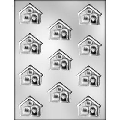 3D House Chocolate Mold - 1 5/8&quot;