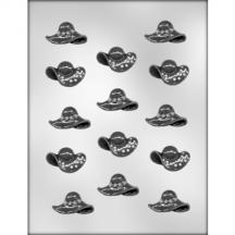 Hat Assort. Chocolate Mold - 1 3/4&quot; - Limited Supply
