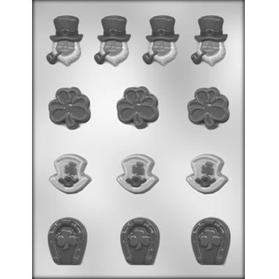 St. Patrick&#039;s Day Assortment Chocolate Mold - 1&quot; to 1 1/2&quot;