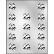 Bells &amp; Bow Chocolate Mold - 1 1/4&quot;