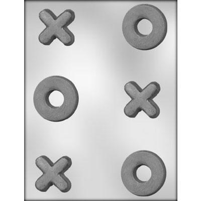 &quot;X&quot; and &quot;O&quot;s Chocolate Mold - 2&quot;