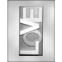 Love Candy Bar Chocolate Mold - 7 1/2&quot;