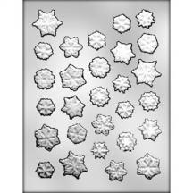 Snowflake Assortment Chocolate Mold - 7/8&quot; to 1 1/4&quot;