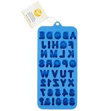Letter Number Silicone Mold 