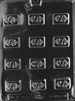 Bite Size Dollar Sign ($) Chocolate Mold - 1 1/2&quot;