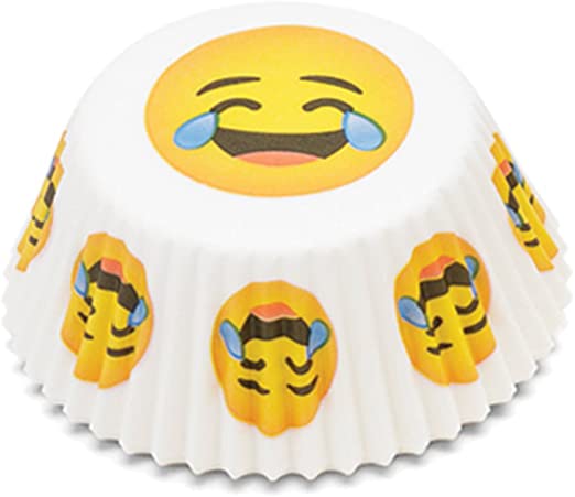Emoji - Crying Laughing Baking cups