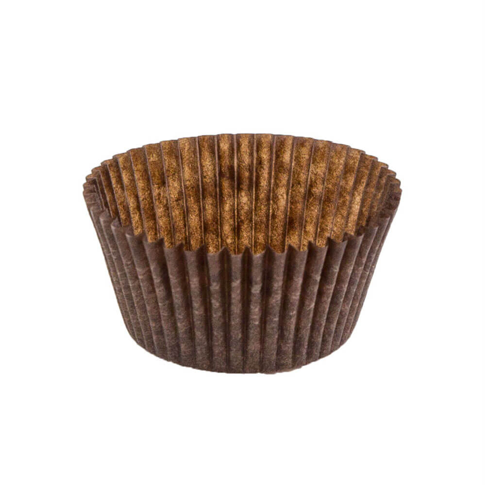 Bulk Item - Brown Baking Cups - 2&quot; x 1 1/4&quot; - Full Sleeve