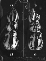 Large Hollow Flop Earred Bunny Chocolate Mold - 6 1/2&quot;
