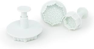 Elegant Flowers Fondant Plunger Cutters - Limited Supply