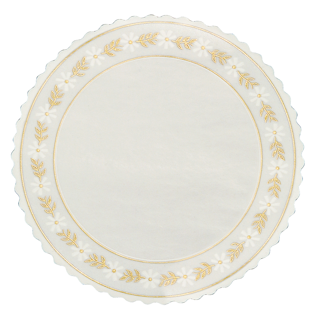 Gold 16&quot; Round Doily