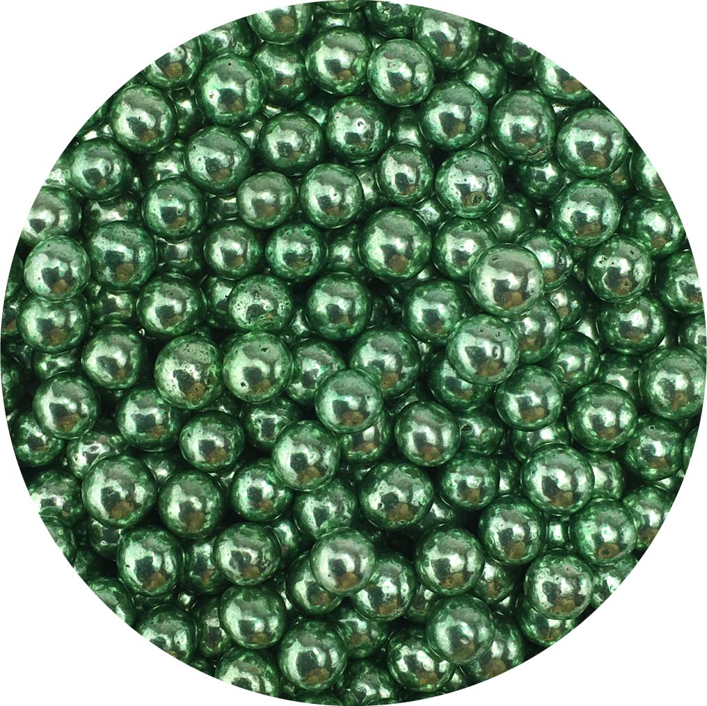 5mm Green Dragees - 3.7 oz.