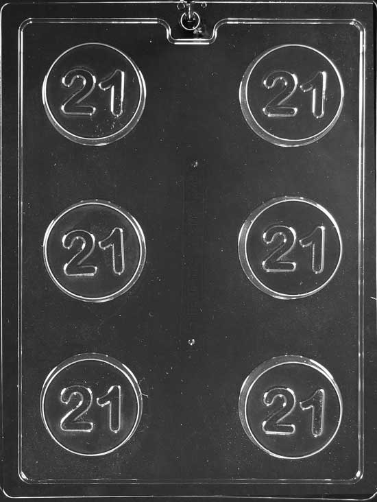 #21 Sandwich Cookie Chocolate Mold - 2 1/2&quot;