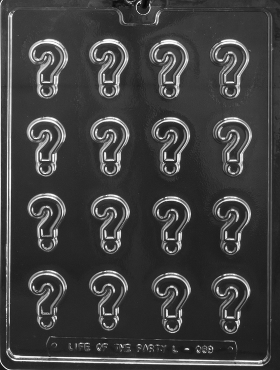 Question Mark Chocolate Molds - 1 1/2&quot;